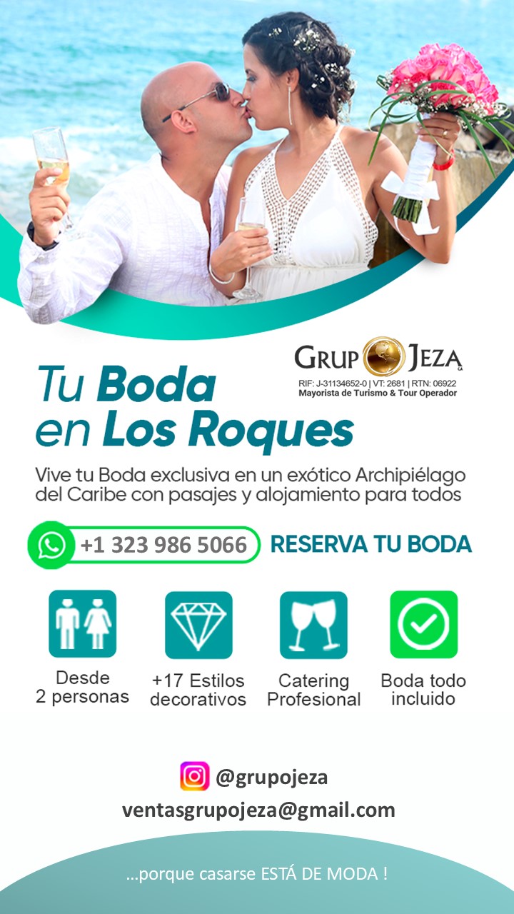 Wedding Planner en Los Roques - Venezuela